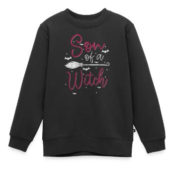 Sorcellerie Wife Halloween Wicca - Sweat Premium enfant bio - noir - Devant - AI Model Kid Female (0cm)