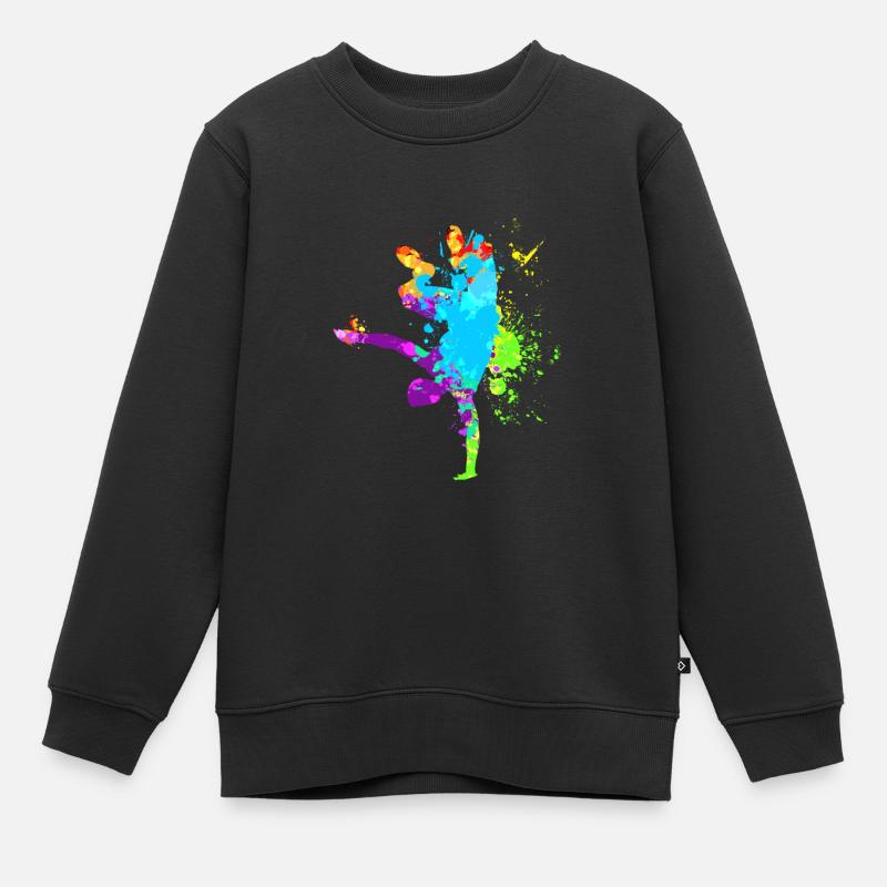 Parkour - Sweat Premium enfant bio - noir