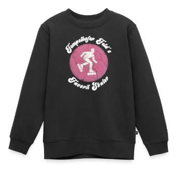 Tempelhofer Feld Skater - Kinder Premium Organic Sweatshirt - Schwarz - Vorne - AI Model Kid Female (0cm)