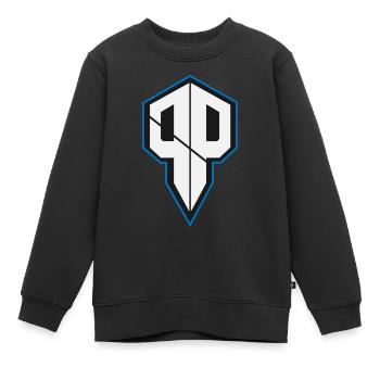 Pureness.one ESPORT LOGO - Kinder Premium Organic Sweatshirt - Schwarz - Vorne - AI Model Kid Female (0cm)