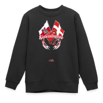 kaiserslautern - Flagge zeigen - Kinder Premium Organic Sweatshirt - Schwarz - Vorne - AI Model Kid Female (0cm)