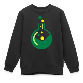 POTION - Sweat Premium enfant bio - noir - Devant - AI Model Kid Female (0cm)