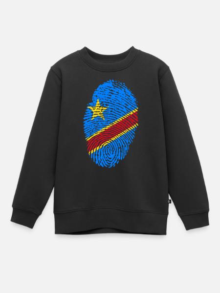 Congo - Sweat Premium enfant bio - noir
