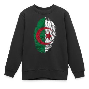 Algerien - Kinder Premium Organic Sweatshirt - Schwarz - Vorne - AI Model Kid Female (0cm)