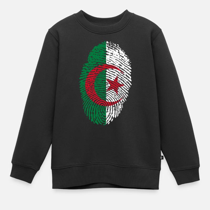 Algérie - Sweat Premium enfant bio - noir