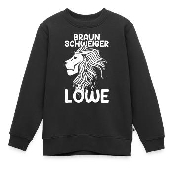 Braunschweig Löwe Braunschweiger Löwen Geschenk - Kinder Premium Organic Sweatshirt - Schwarz - Vorne - AI Model Kid Female (0cm)