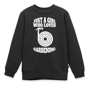 Cadeau de jardin de verger de jardinier de jardinier amateur - Sweat Premium enfant bio - noir - Devant - AI Model Kid Female (0cm)