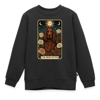 Irish Setter - Kinder Premium Organic Sweatshirt - Schwarz - Vorne - AI Model Kid Female (0cm)