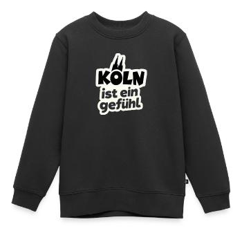 Cologne est une sensation de cathédrale de Cologne - Sweat Premium enfant bio - noir - Devant - AI Model Kid Female (0cm)