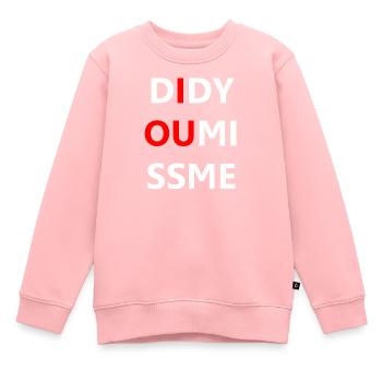 Holmes Q_05 - Kinder Premium Organic Sweatshirt - Rosa - Vorne - AI Model Kid Female (0cm)
