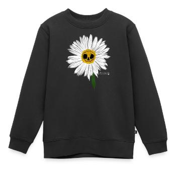 Pâquerette - Sweat Premium enfant bio - noir - Devant - AI Model Kid Female (0cm)