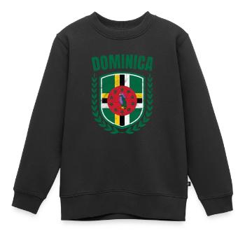 Dominique - Sweat Premium enfant bio - noir - Devant - AI Model Kid Female (0cm)