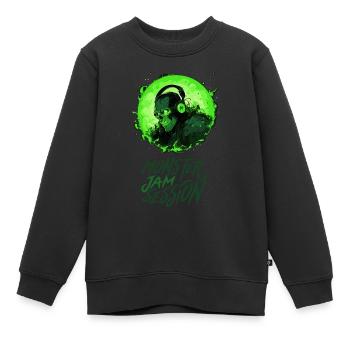 Pour les mélomanes - Monster Jam Session - Sweat Premium enfant bio - noir - Devant - AI Model Kid Female (0cm)