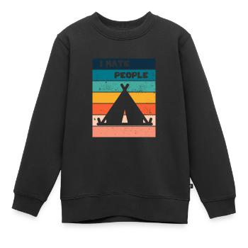 Camper - Sweat Premium enfant bio - noir - Devant - AI Model Kid Female (0cm)
