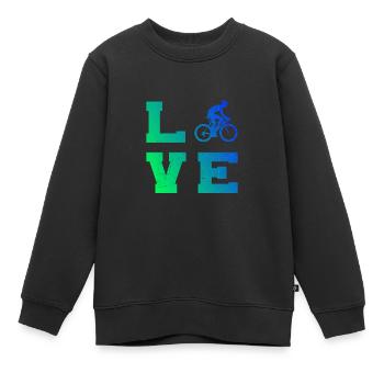 Vélo de route Vélo de route Vélo de route Vélo de route Femme - Sweat Premium enfant bio - noir - Devant - AI Model Kid Female (0cm)