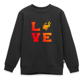 Plongée sous-marine Plongée sous-marine Plongée sous-marine - Sweat Premium enfant bio - noir - Devant - AI Model Kid Female (0cm)