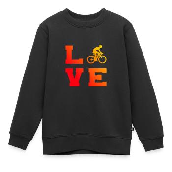 Cyclisme de route Vélo de route Vélo de route Vélo de route - Sweat Premium enfant bio - noir - Devant - AI Model Kid Female (0cm)