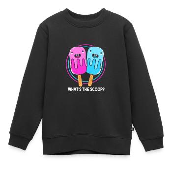 Gender Reveal - Kinder Premium Organic Sweatshirt - Schwarz - Vorne - AI Model Kid Female (0cm)