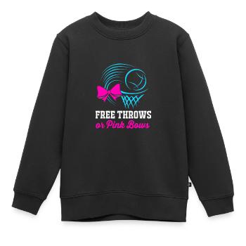 Gender Reveal - Kinder Premium Organic Sweatshirt - Schwarz - Vorne - AI Model Kid Female (0cm)