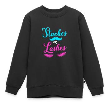 Gender Reveal - Kinder Premium Organic Sweatshirt - Schwarz - Vorne - AI Model Kid Female (0cm)