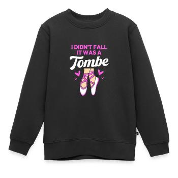 Ballett Ballett-Tänzerin - Kinder Premium Organic Sweatshirt - Schwarz - Vorne - AI Model Kid Female (0cm)