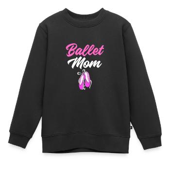 Ballett Ballett-Tänzerin - Kinder Premium Organic Sweatshirt - Schwarz - Vorne - AI Model Kid Female (0cm)