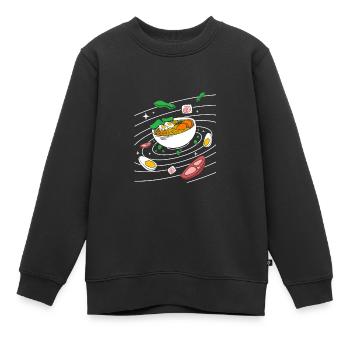 Universe Solar System - Kids Premium Organic Sweatshirt - black - Front - AI Model Kid Female (0cm)