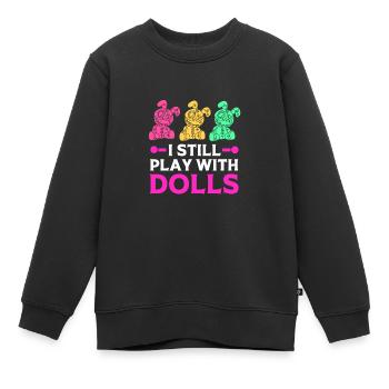 Voodoo - Kinder Premium Organic Sweatshirt - Schwarz - Vorne - AI Model Kid Female (0cm)