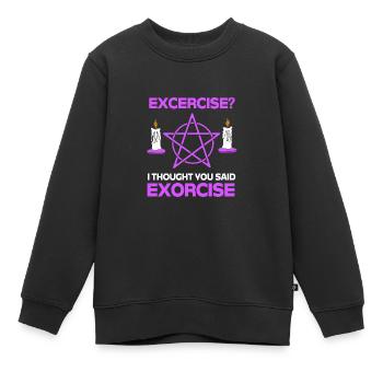 Voodoo - Kinder Premium Organic Sweatshirt - Schwarz - Vorne - AI Model Kid Female (0cm)