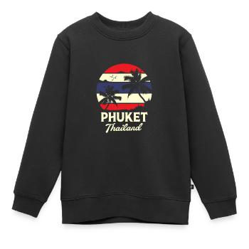 Thaïlande Langue thaïlandaise - Sweat Premium enfant bio - noir - Devant - AI Model Kid Female (0cm)