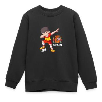 Spanien Spanisch - Kinder Premium Organic Sweatshirt - Schwarz - Vorne - AI Model Kid Female (0cm)