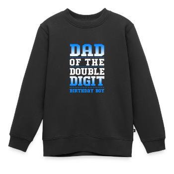 21. Geburtstag Zehn Geburtsjahr Geburtsdatum - Kinder Premium Organic Sweatshirt - Schwarz - Vorne - AI Model Kid Female (0cm)