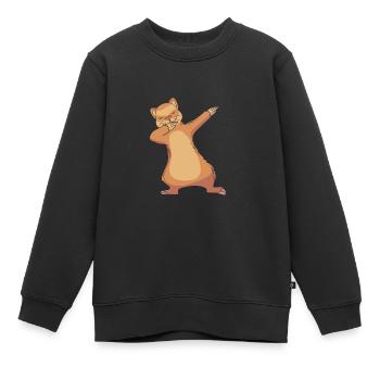 Frettchen - Kinder Premium Organic Sweatshirt - Schwarz - Vorne - AI Model Kid Female (0cm)