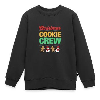 Lebkuchenmann Lebkuchenherz Lebkuchen Naschen - Kinder Premium Organic Sweatshirt - Schwarz - Vorne - AI Model Kid Female (0cm)