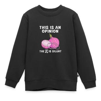 Zwiebel - Kinder Premium Organic Sweatshirt - Schwarz - Vorne - AI Model Kid Female (0cm)