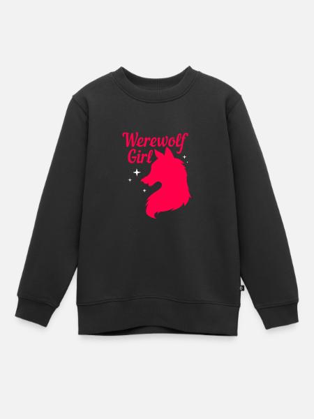 Werwolf - Kinder Premium Organic Sweatshirt - Schwarz