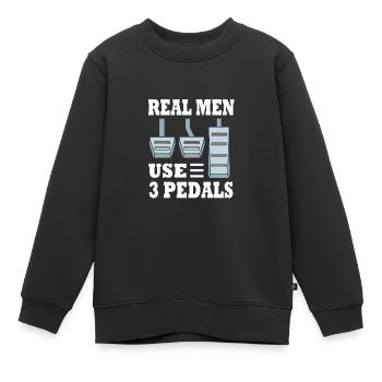 Autofahrer - Kinder Premium Organic Sweatshirt - Schwarz - Vorne - AI Model Kid Female (0cm)
