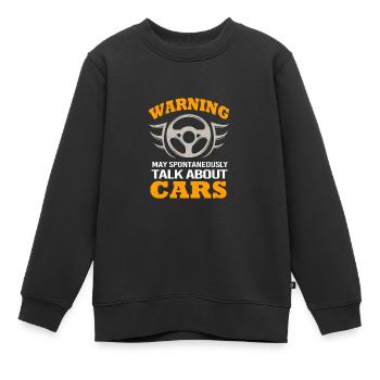 Autofahrer - Kinder Premium Organic Sweatshirt - Schwarz - Vorne - AI Model Kid Female (0cm)