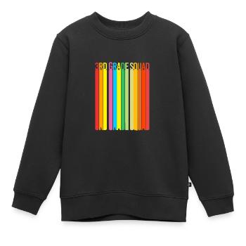 3. Klasse - Kinder Premium Organic Sweatshirt - Schwarz - Vorne - AI Model Kid Female (0cm)