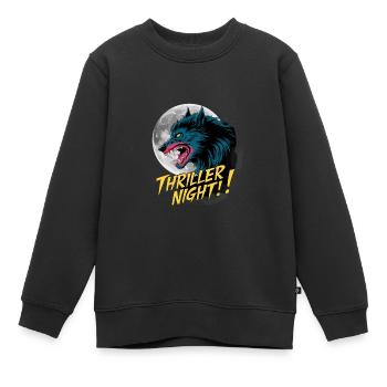 Werwolf für einen Werwolf Fan - Kinder Premium Organic Sweatshirt - Schwarz - Vorne - AI Model Kid Female (0cm)
