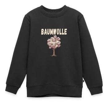Baumwolle Schafe für einen Schafliebhaber - Kinder Premium Organic Sweatshirt - Schwarz - Vorne - AI Model Kid Female (0cm)