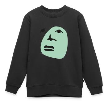 Kunst Gesicht Maske Schminken Geschenk - Kinder Premium Organic Sweatshirt - Schwarz - Vorne - AI Model Kid Female (0cm)