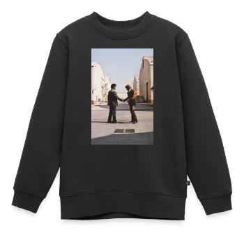 Pink Floyd Wish You Were Here Album Cover - Kinder Premium Organic Sweatshirt - Schwarz - Vorne - AI Model Kid Female (0cm)