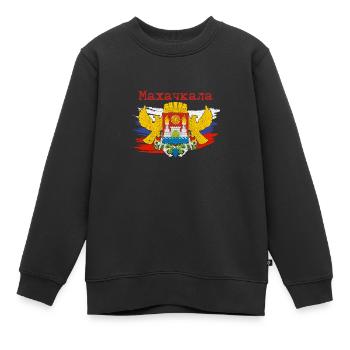 Dagestan Adler Kaukasus Papakha Dagestani - Kinder Premium Organic Sweatshirt - Schwarz - Vorne - AI Model Kid Female (0cm)