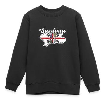 Sarden Sardegna Mittelmeer Sardinien Italien - Kinder Premium Organic Sweatshirt - Schwarz - Vorne - AI Model Kid Female (0cm)