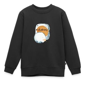 Harmony Zen Art #zen #modern - Kinder Premium Organic Sweatshirt - Schwarz - Vorne - AI Model Kid Female (0cm)
