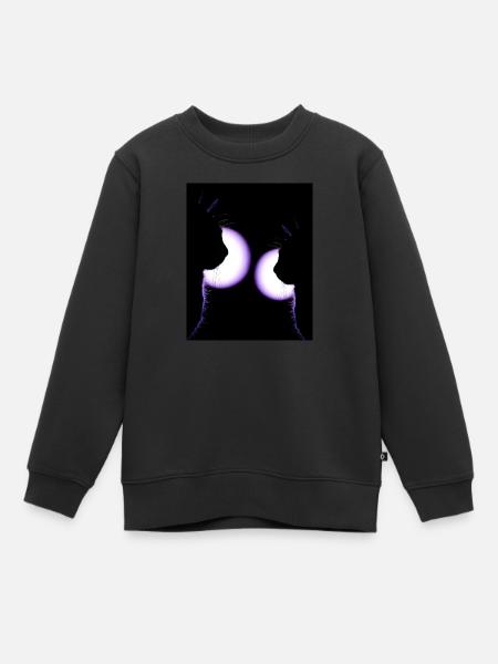 Chats à la discothèque - Sweat Premium enfant bio - noir