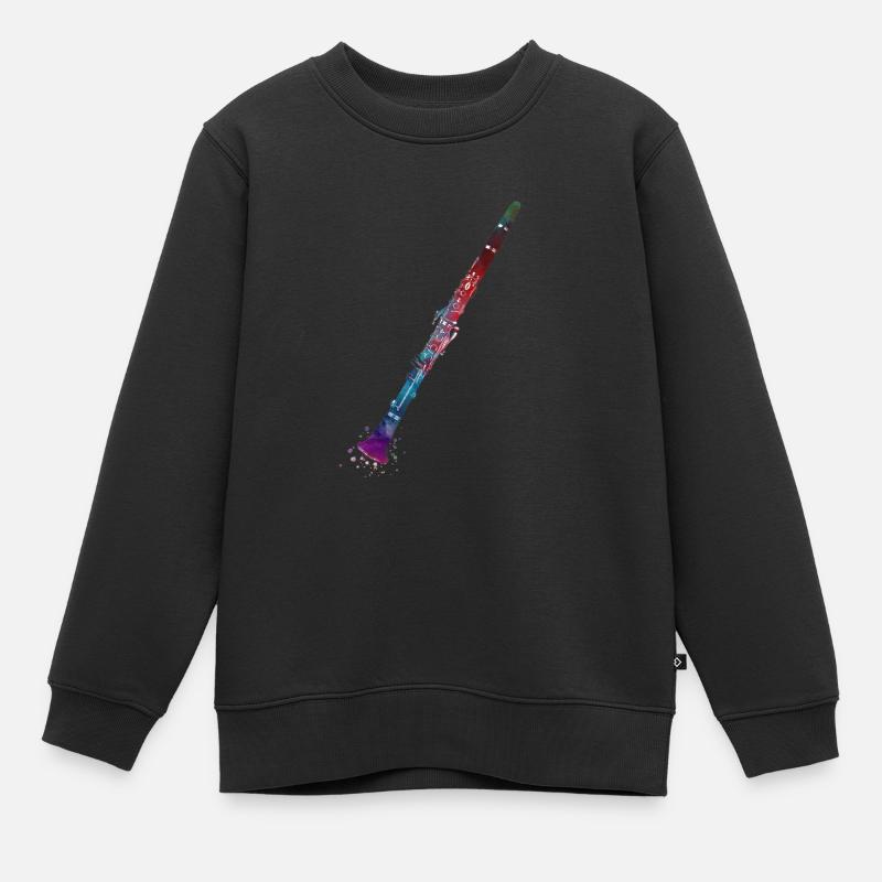 clarinette #clarinette #musique - Sweat Premium enfant bio - noir