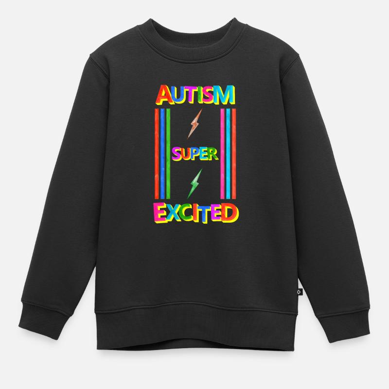 Autismus - Kinder Premium Organic Sweatshirt - Schwarz