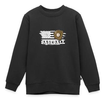 Gants de terrain de terrain de terrain de lanceur de baseball - Sweat Premium enfant bio - noir - Devant - AI Model Kid Female (0cm)